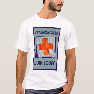America Calls - Beitreten Heute (US00053) T-Shirt