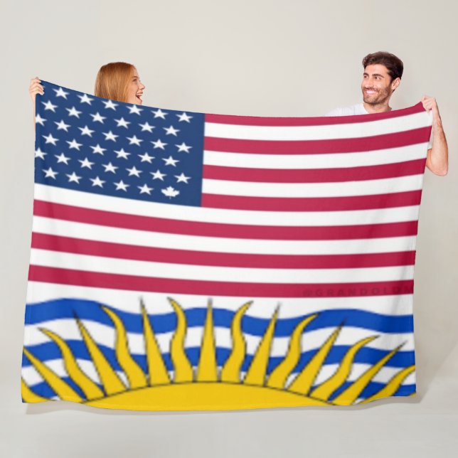 AMERICA COLUMBIA FLEECEDECKE (Beispiel)