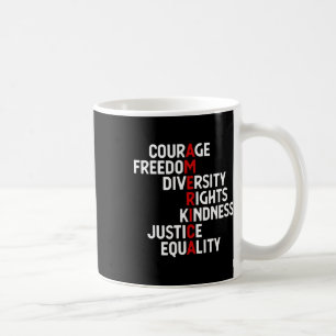 America Courage Freedom Diversity Rights Friendshi Kaffeetasse