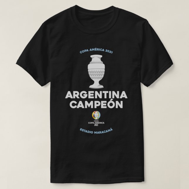 America Cup 2021 Argentinien Champion  T-Shirt (Design vorne)
