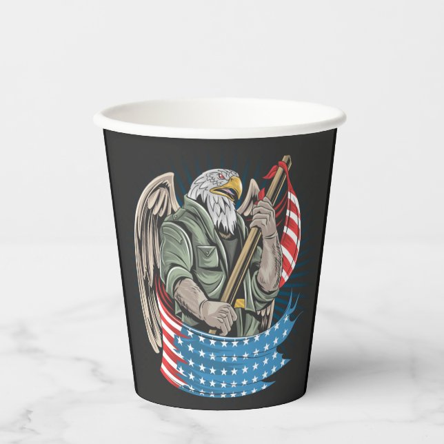 America Eagle Pappbecher (Vorderseite)