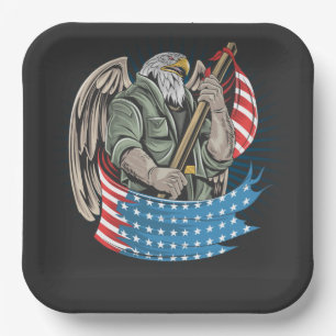 America Eagle Pappteller