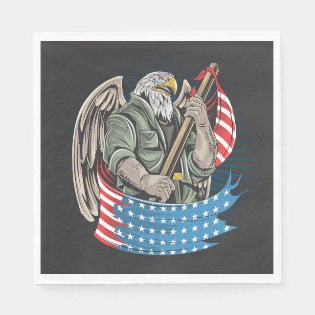 America Eagle Serviette (Vorderseite)
