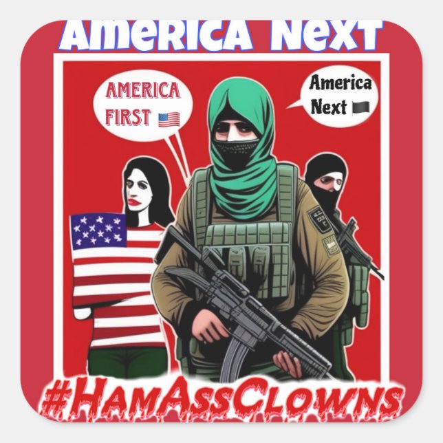 America First/America Next Stickers (Vorderseite)