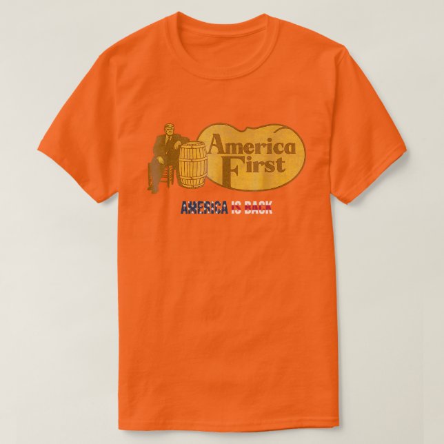 America First Barrel T-Shirt (Design vorne)