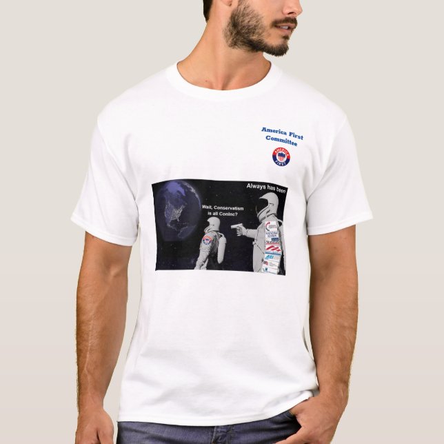 America First Committee Conservative ist Con inc. T-Shirt (Vorderseite)