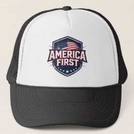 America First - Hut Truckerkappe