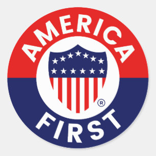America First Logo Sticker