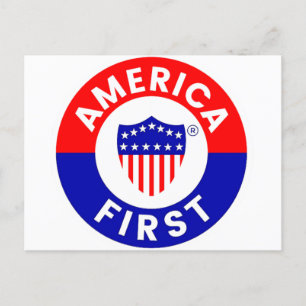 America First Post Card Postkarte