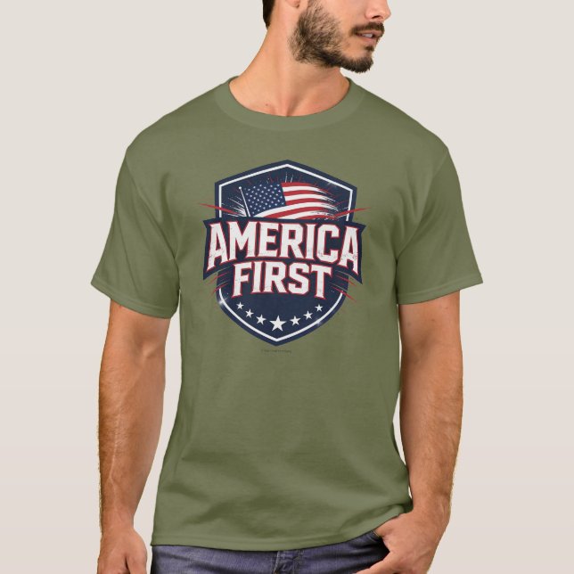 America First - T-Shirt (Vorderseite)
