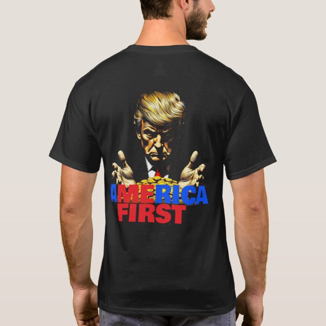 America First T-Shirt (Rückseite)