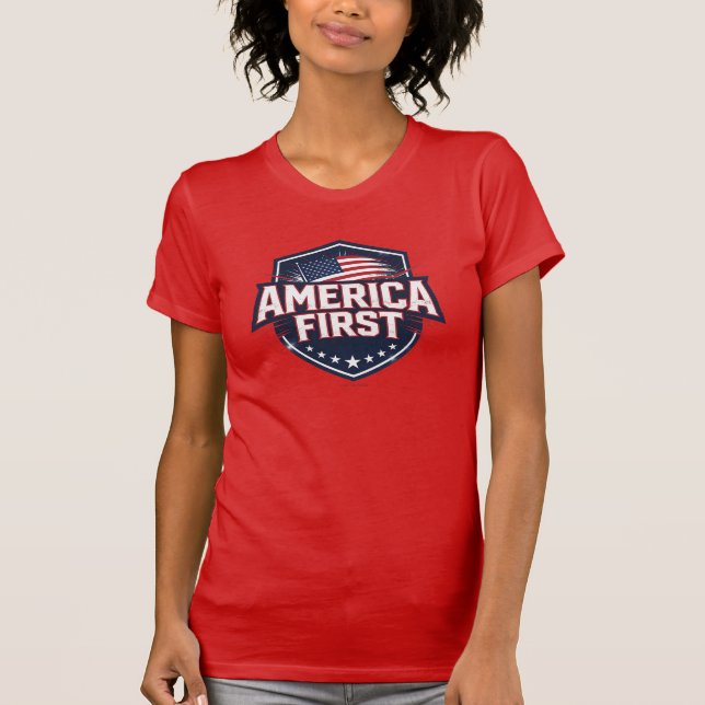 America First - T-Shirt (Vorderseite)