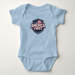 America First - T-Shirt Baby Strampler