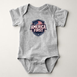 America First - T-Shirt Baby Strampler