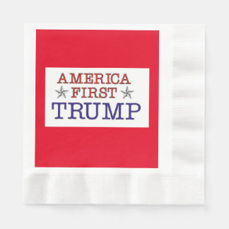 America First Trump Napkins Serviette