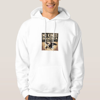 America Flag Decor No Kings In America Since 1776 Hoodie