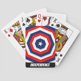 America Flag Design Spielkarten