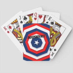America Flag Design Spielkarten