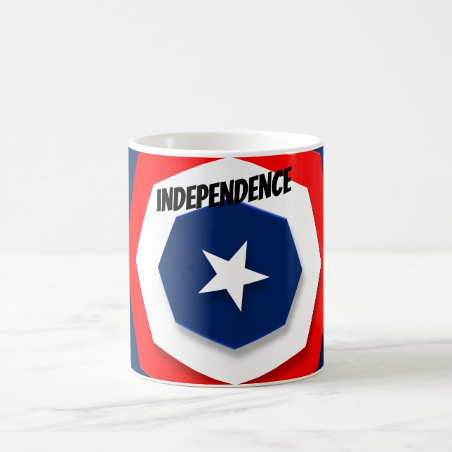America Flag Design Tasse (Mittel)