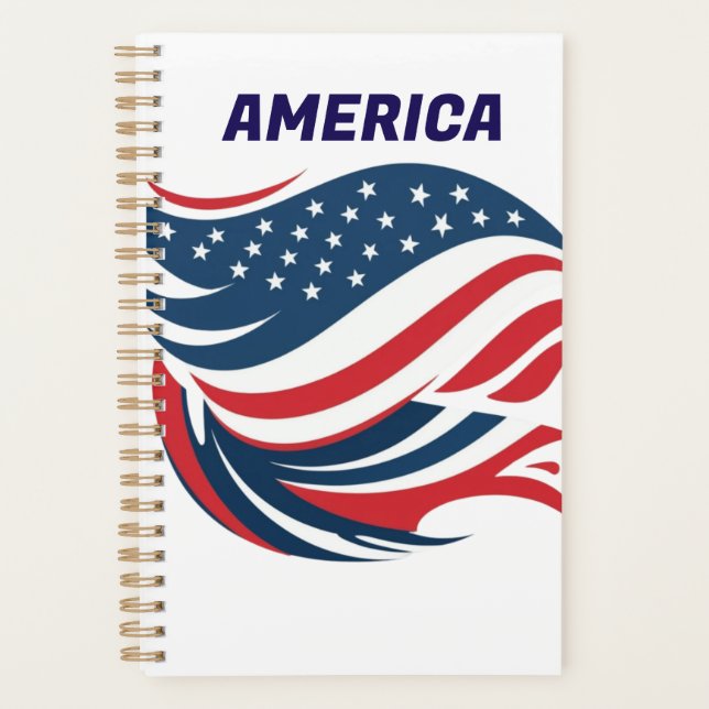 AMERICA FLAG PLANNER PLANER (Vorderseite)