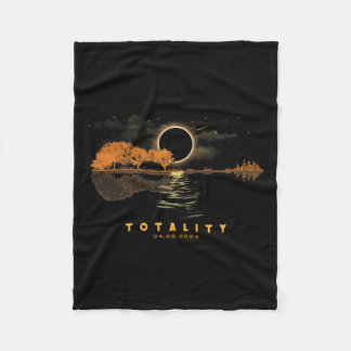 America Guitar Totality 04 08 24 Total Solar Eclip Fleecedecke