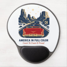 America in voller Farbe Mauspad