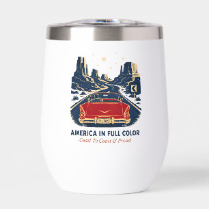 America in voller Farbe Weintumbler