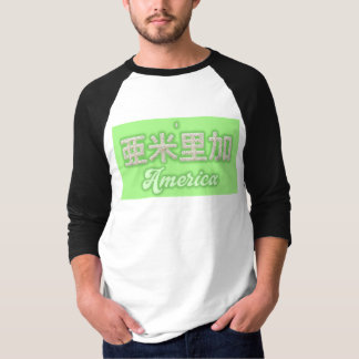 America kanji Written with grains of rice T-Shirt