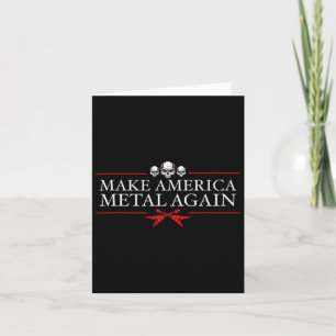 America Metal wieder Trump Rock Heavy Music Thrash Karte