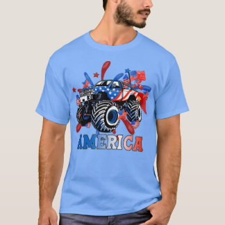 America Monster Truck 4. Juli T-Shirt