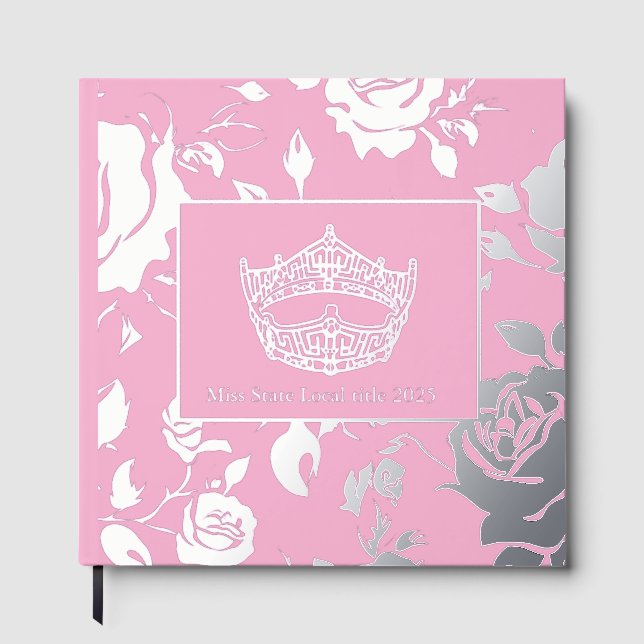 America Pageant Crown Fown Rose Scrapbook Gästebuch (Vorderseite)