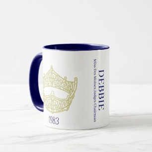 America Pageant Crown Personalisiert Name Tasse