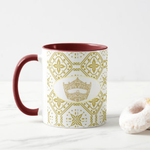 America Pageant Crown Royal Print Zwei Töne Tasse