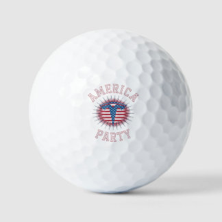 America Party Golf Balls Golfball