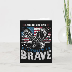 America Patriotic Eagle Land der Freie, weil O Karte