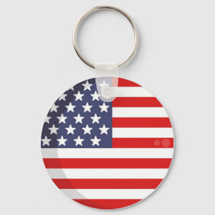 AMERICA PRIDE FLAG SCHLÜSSELANHÄNGER