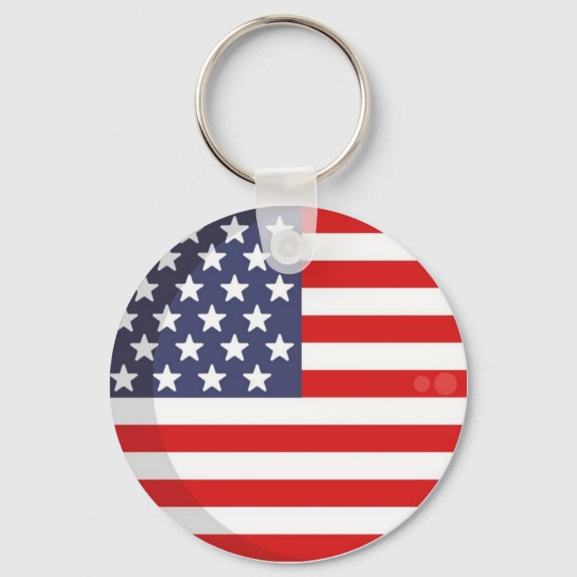 AMERICA PRIDE FLAG SCHLÜSSELANHÄNGER (Vorderseite)