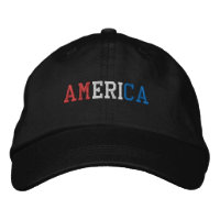 AMERICA Rot Weiß und Blau Patriotischer Stil