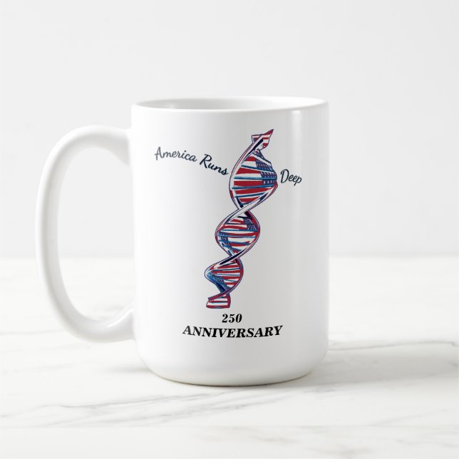 America Runs Deep Kaffeetasse (Links)