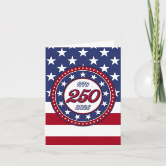 America’s 250th Birthday With USA Flag Einladung
