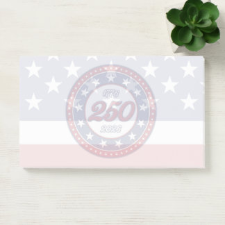 America’s 250th Birthday With USA Flag Post-it Klebezettel