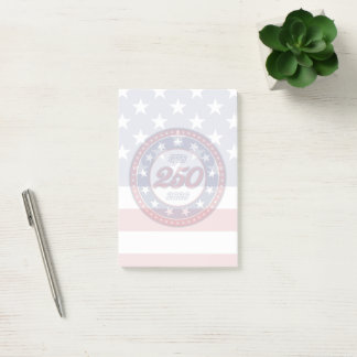 America’s 250th Birthday With USA Flag Post-it Klebezettel