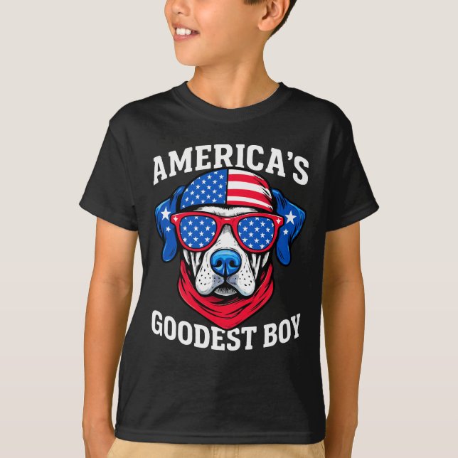 America’s Goodest Boy Dog T-Shirt (Vorderseite)