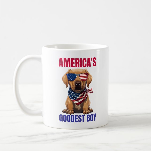 America’s Goodest Labrador Kaffeetasse (Links)
