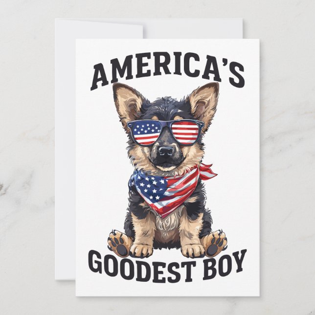 America’s Goodest Shepherd Einladung (Vorderseite)