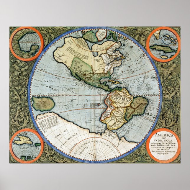 America Sive India Nova Poster (Vorne)