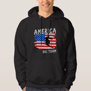 America Ski is not a sentence or a text that can b Hoodie