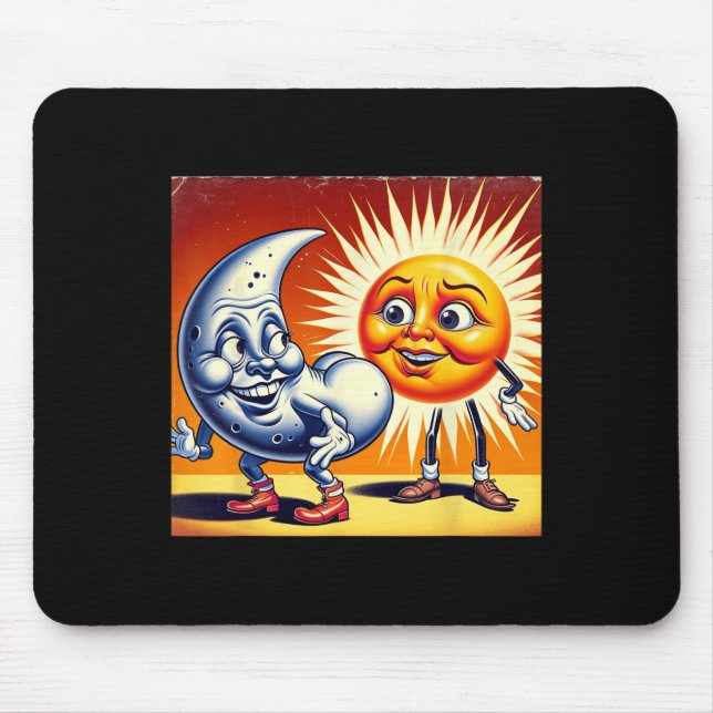 America Solar Eclipse 2024 4,08,24 The Sun Got Moo Mousepad (Vorne)