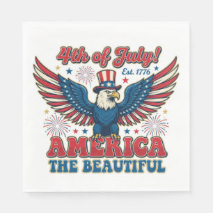 America the Beautiful Serviette