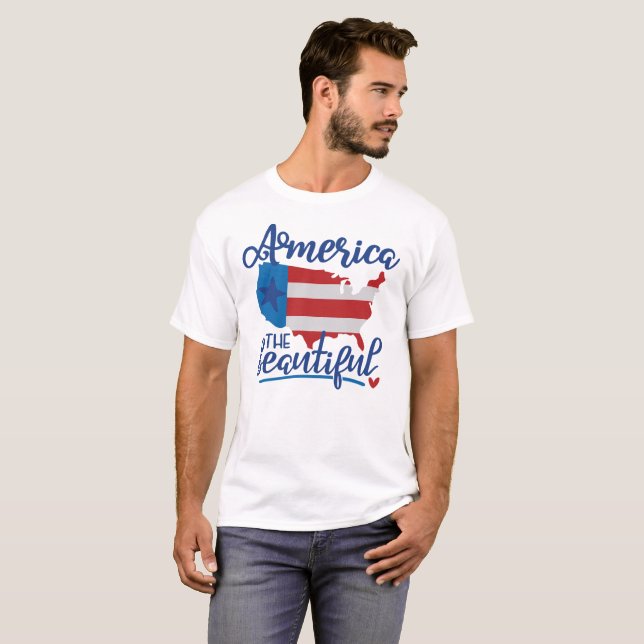 America The Beautiful T-Shirt (Vorne ganz)